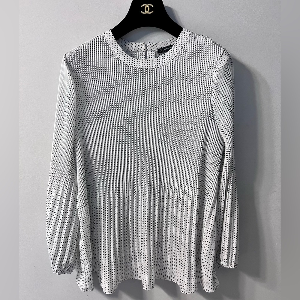 ADRIANNA‎ PAPELL | Bubble Sleeve Blouse